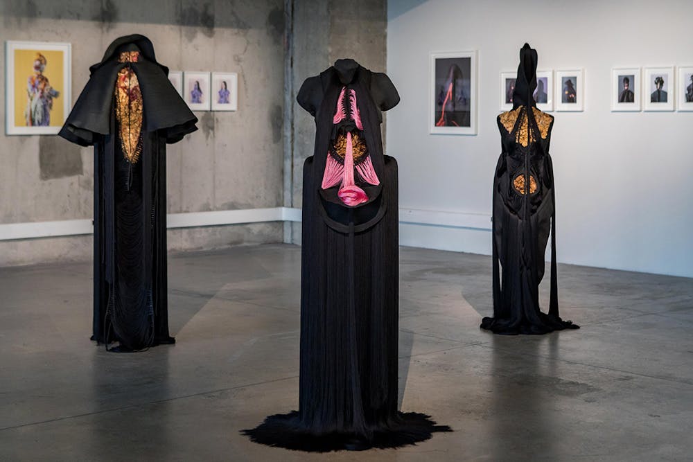 Artist-in-residence exhibition "Clinique Vestimentaire" of Jeanne Vicerial, 2021 - Photo © Mathieu Faloumi