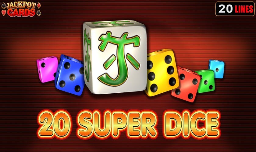 Jouez à 20 Super Dice et faites tourner les dés pour empocher un max de gains !