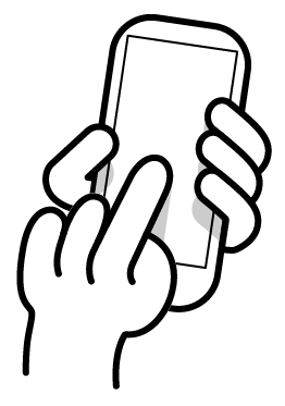 Sticker illustration smartphone