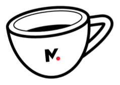 Sticker illustration tasse café