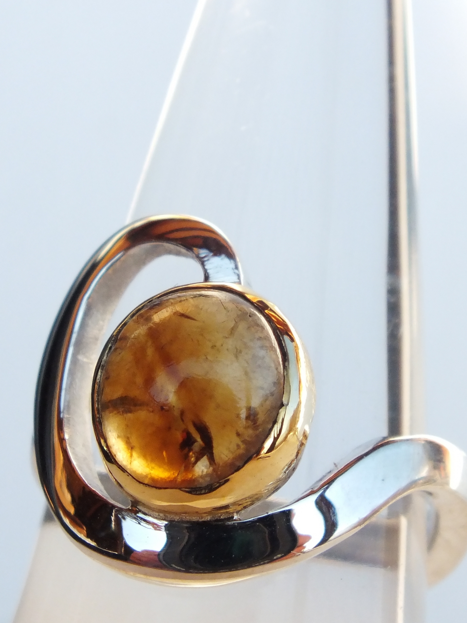 bijou: Bague Citrine fumée créé par Mahesh Bijoutier