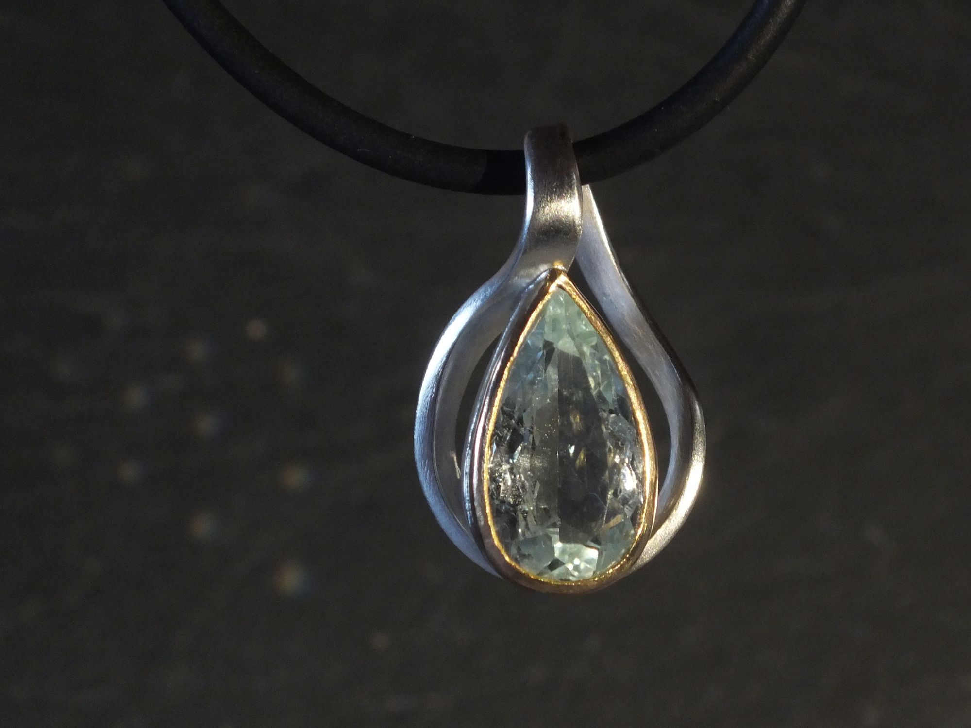 Pendentif Aigue Marine du Brésil