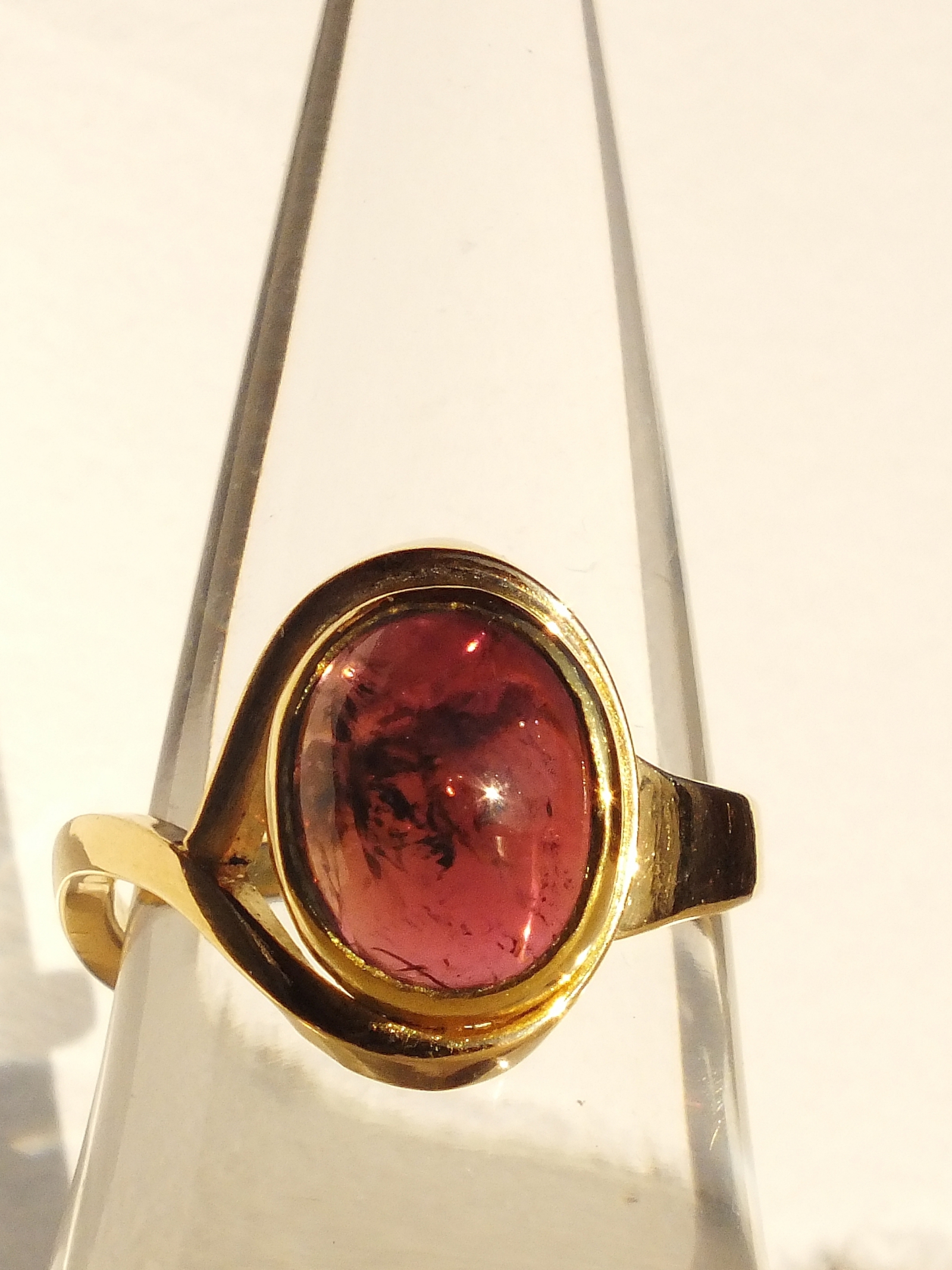 bijou: Bague Rubellite, or créé par Mahesh Bijoutier
