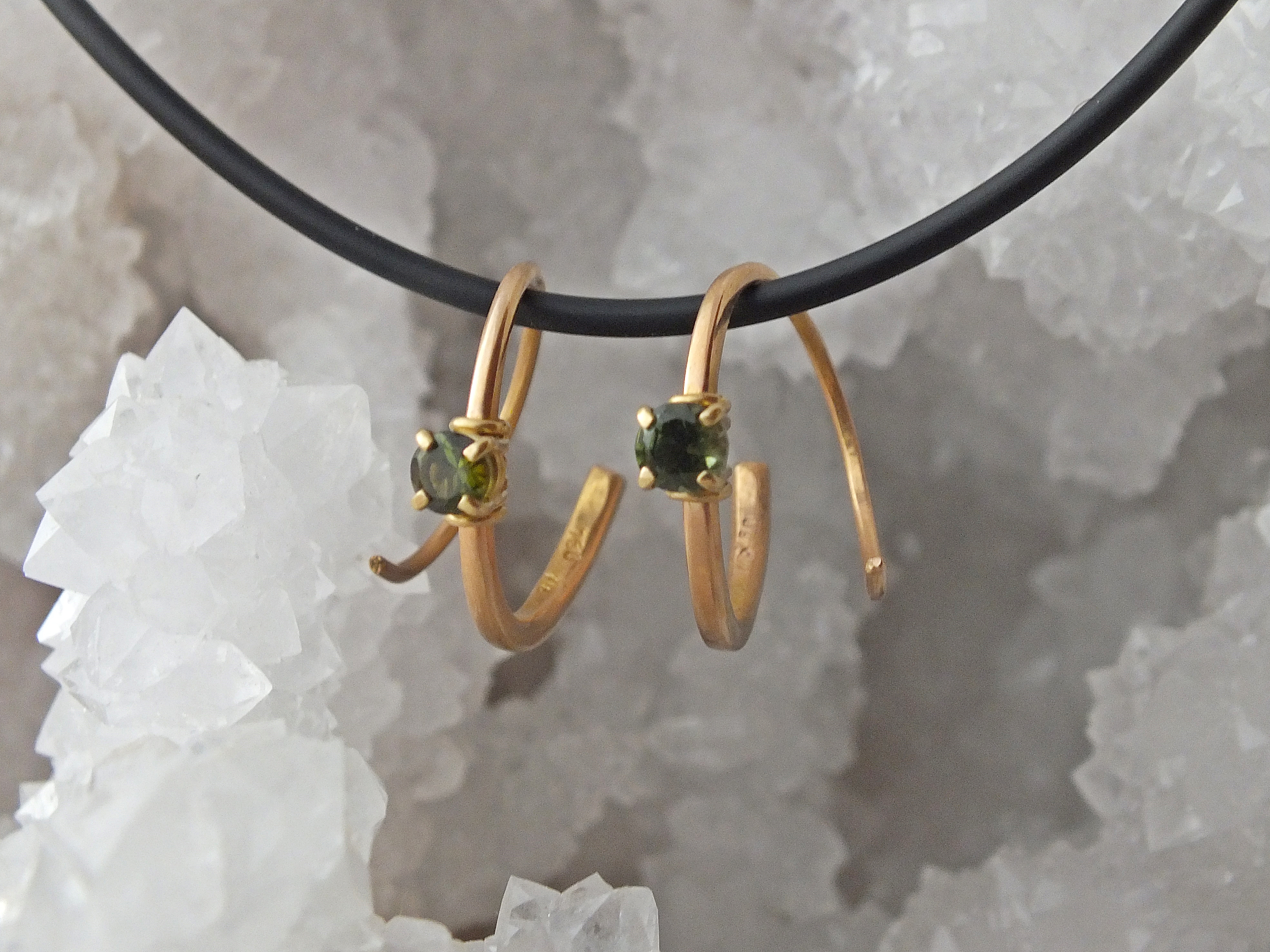 Créoles de Tourmalines
