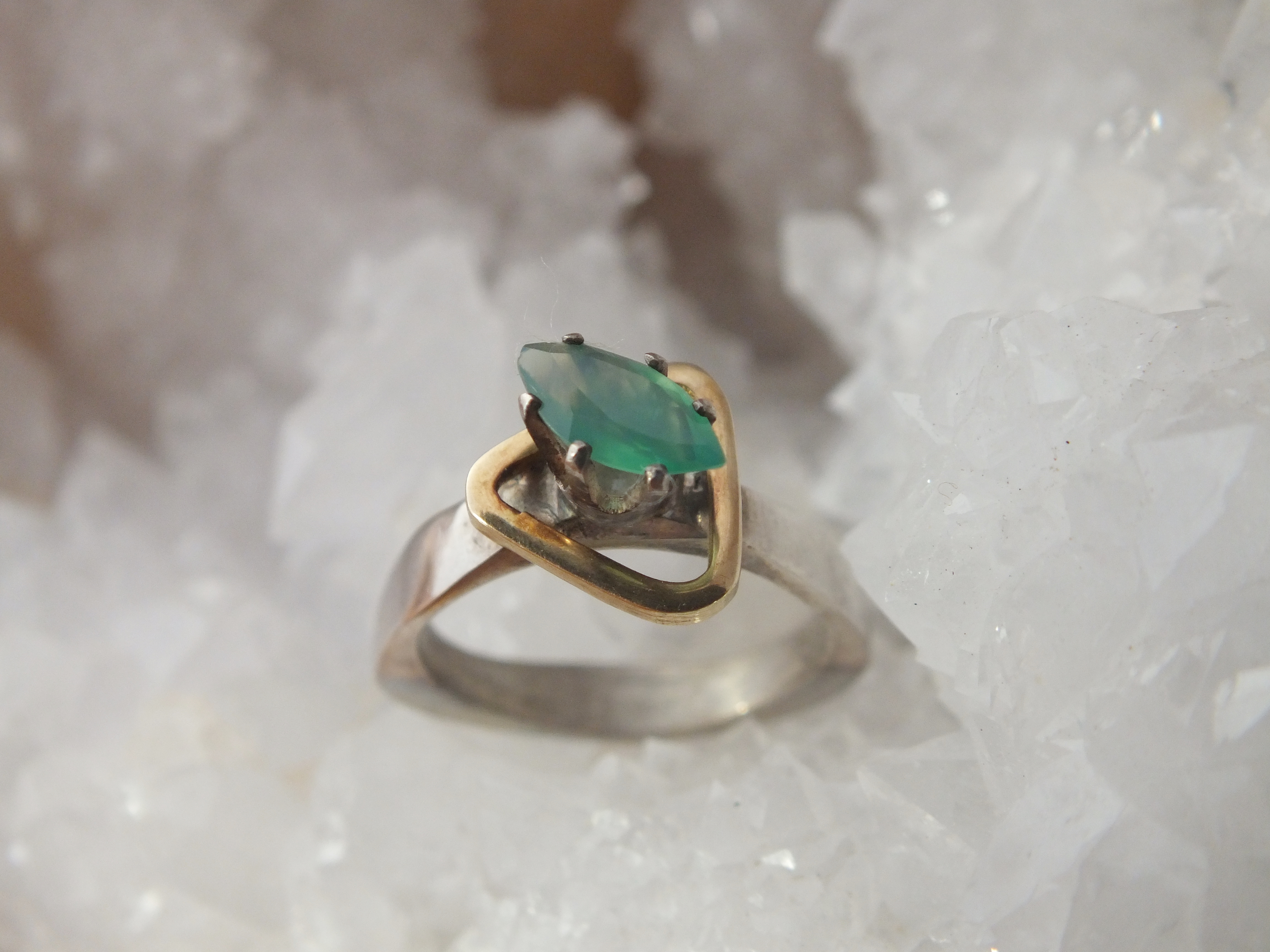petit anneau chrysoprase