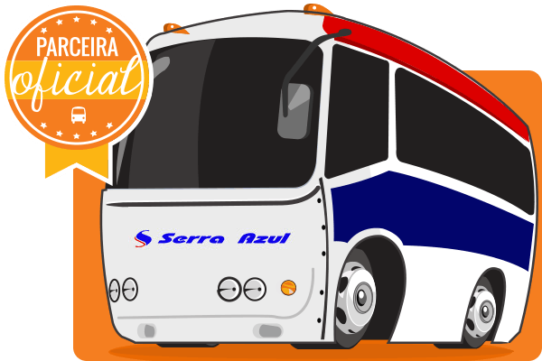 Viação Serra Azul - Parceiro Oficial para venda de passagens de ônibus
