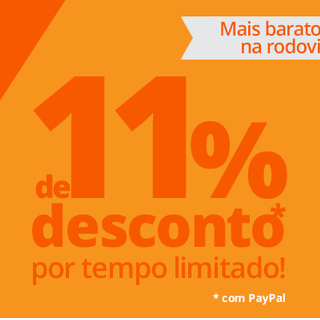 11% de desconto com o BrasilbyBus.com