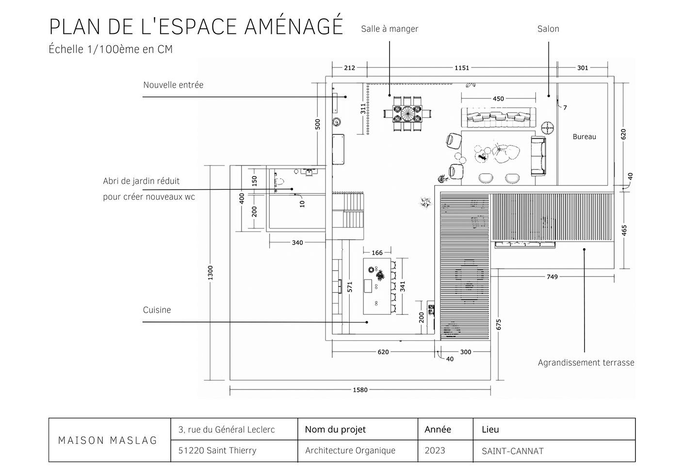 Maison Maslag / Projet / Particuliers / SAINT CANNAT