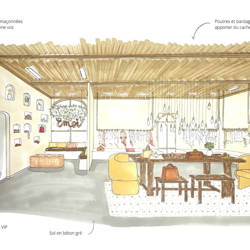 Maison Maslag / Projet / Professionnels / BOUTIQUE EMOI