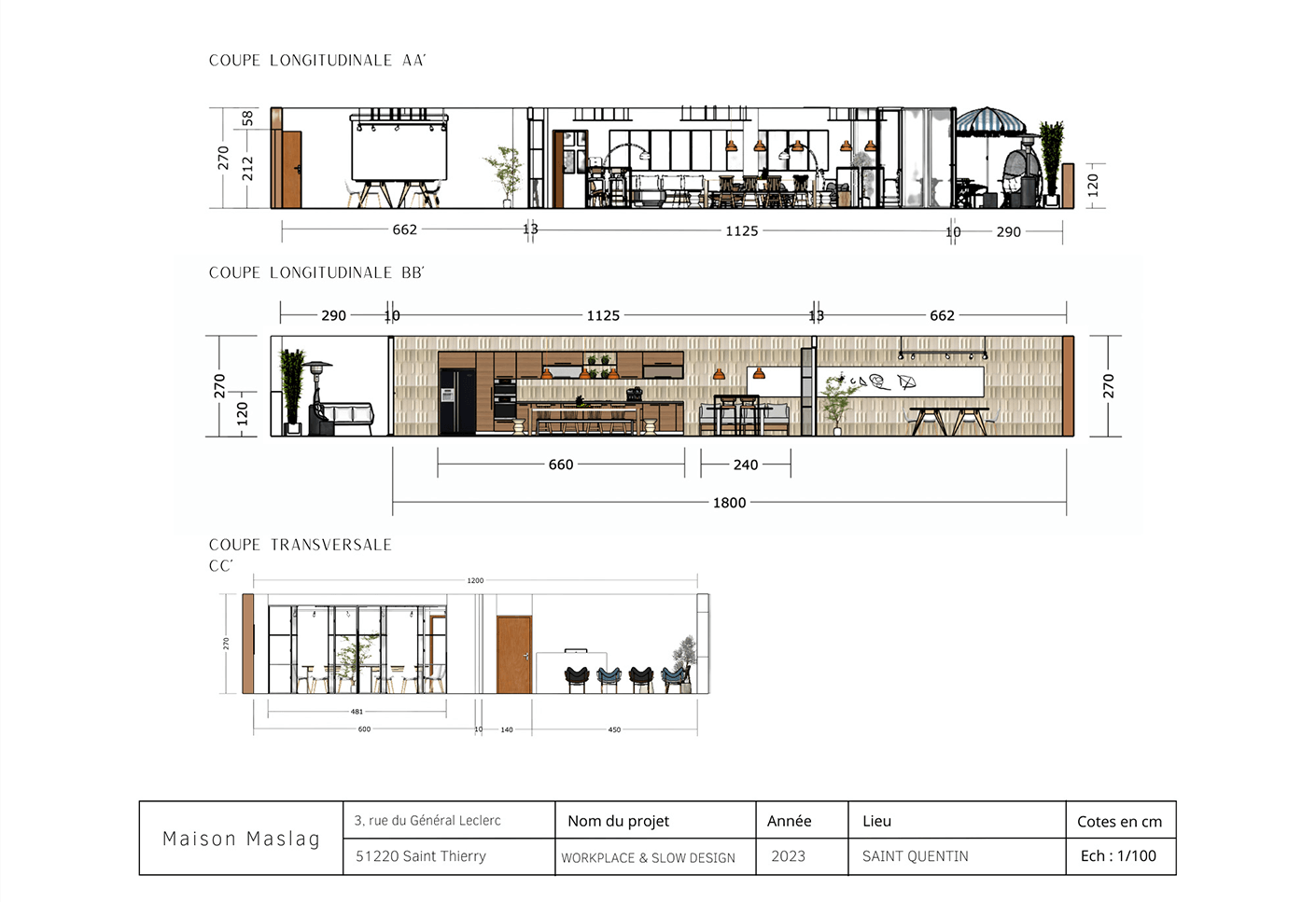 Maison Maslag / Projet / Professionnels / COWORKING