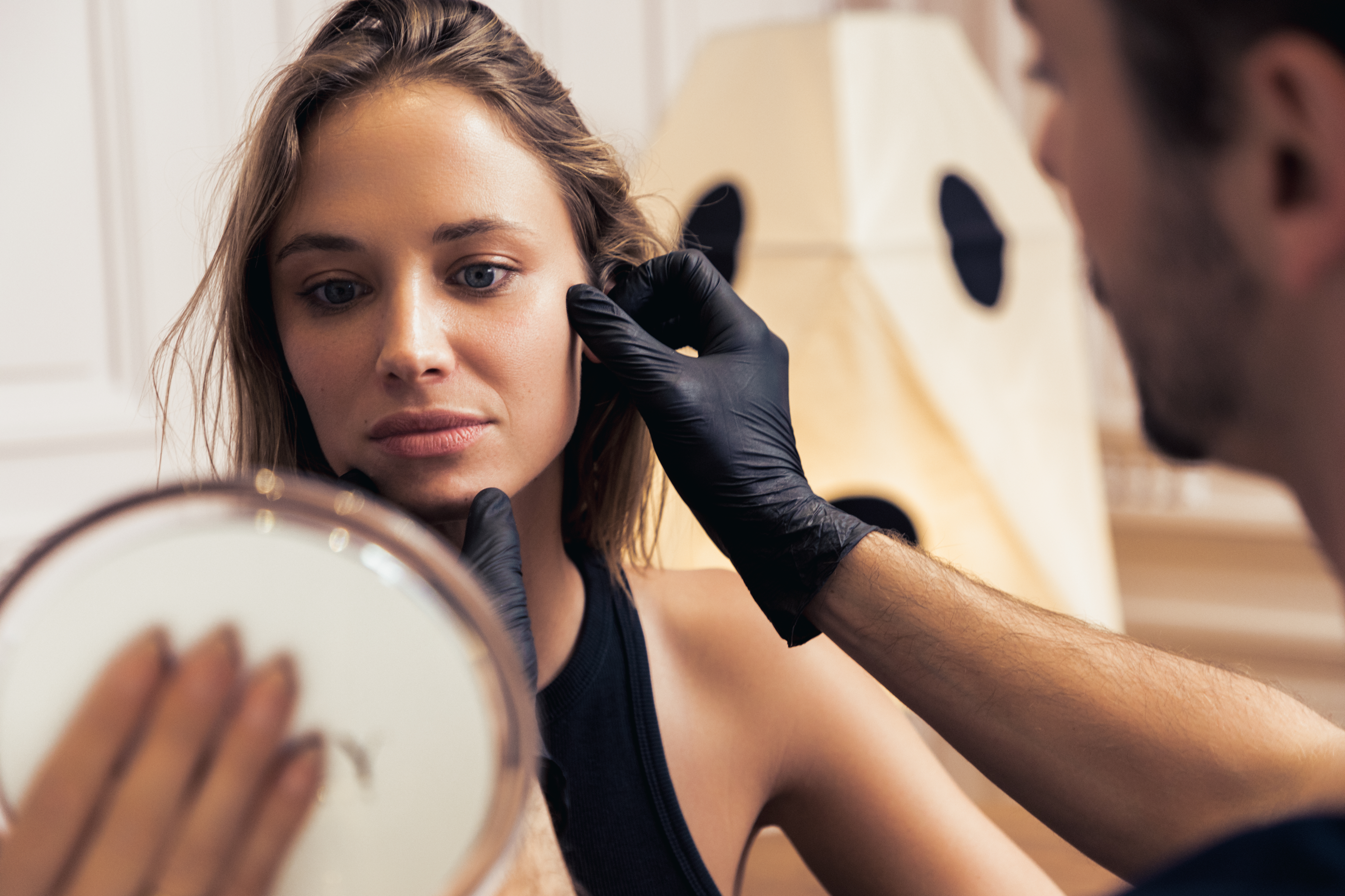 Séance de Botox pour affiner le visage chez Maison Yoko à Lyon.