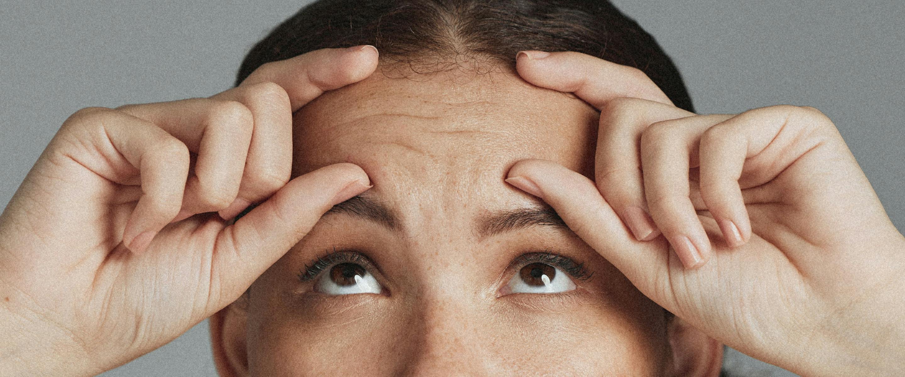Injection de botox front