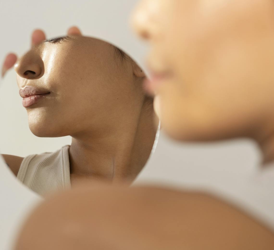 Jawline profil miroir