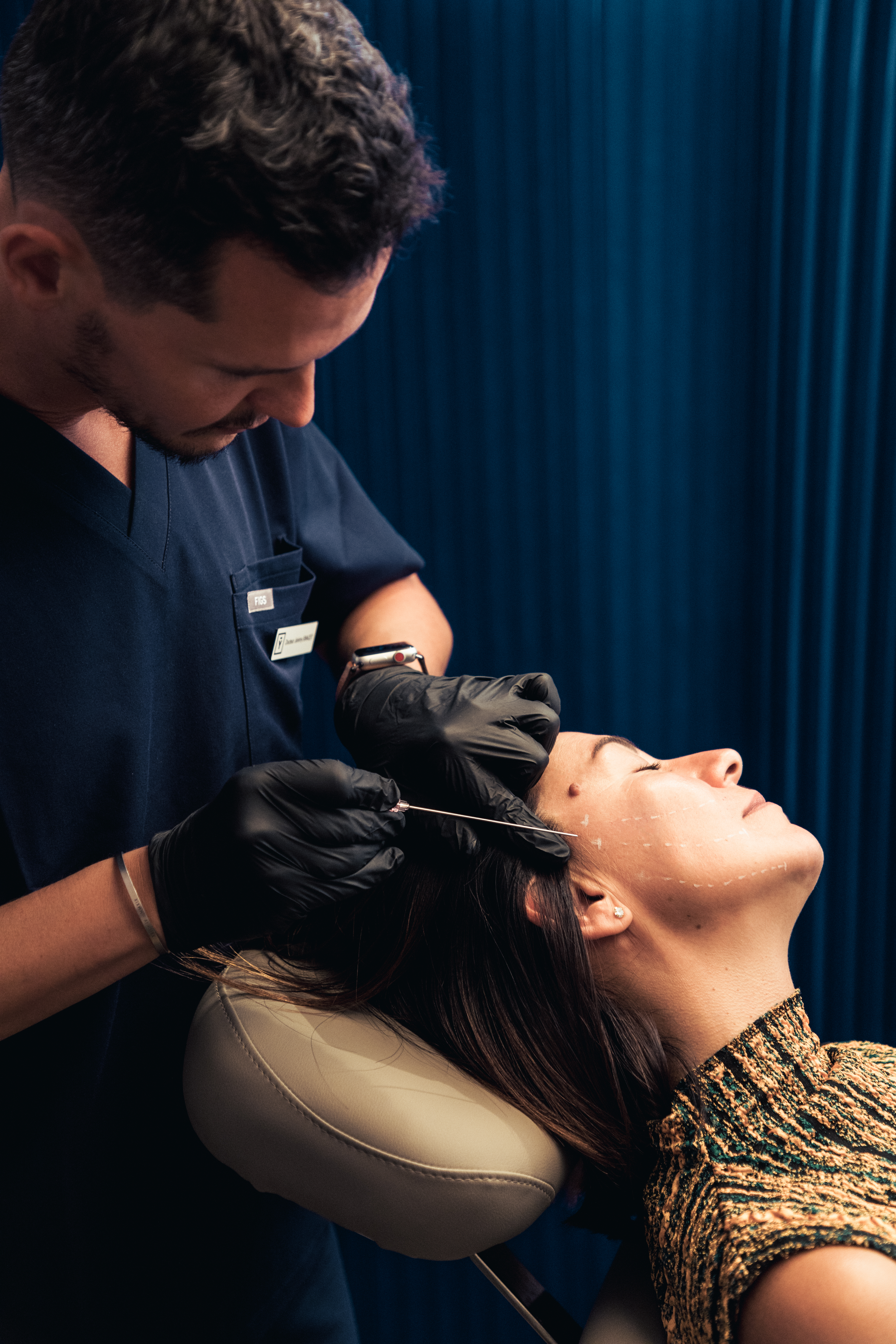 fils tenseurs pour l'ovale du visage