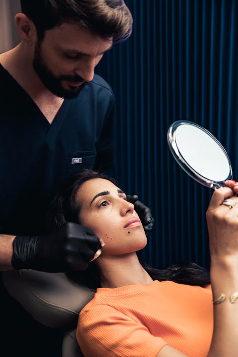 Traitement anti-age du visage