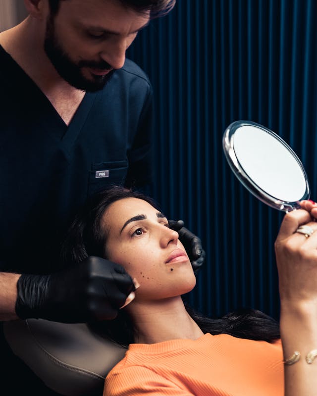 Résultat d'injection d'acide hyaluronique dans les lèvres, réalisée à Lyon dans le centre esthétique Maison Yoko.