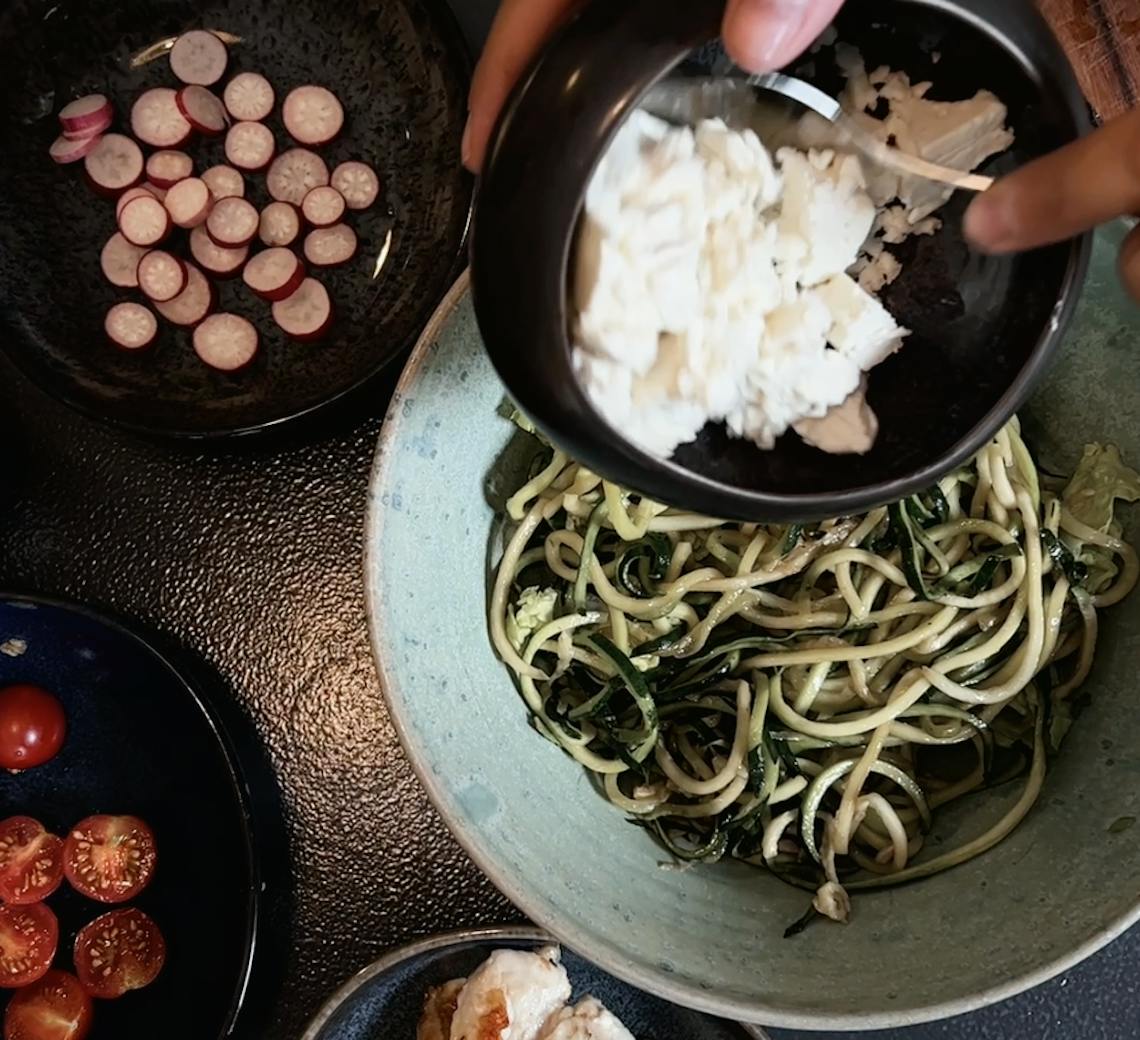 Une salade healthy et gourmande réalisée par notre nutritionniste chez Maison Yoko
