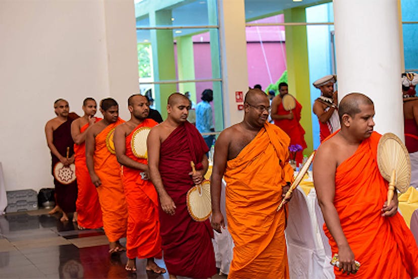 A Meritorious Alms-giving Ceremony for 100 Members of the Maha Sangha