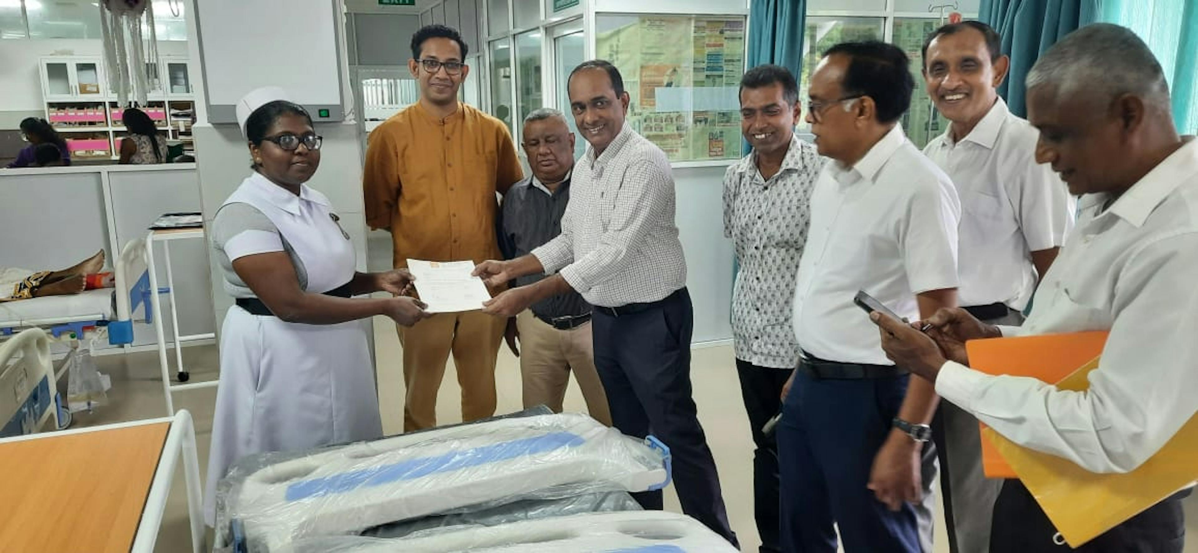 Our Contributions to the Matara General Hospital