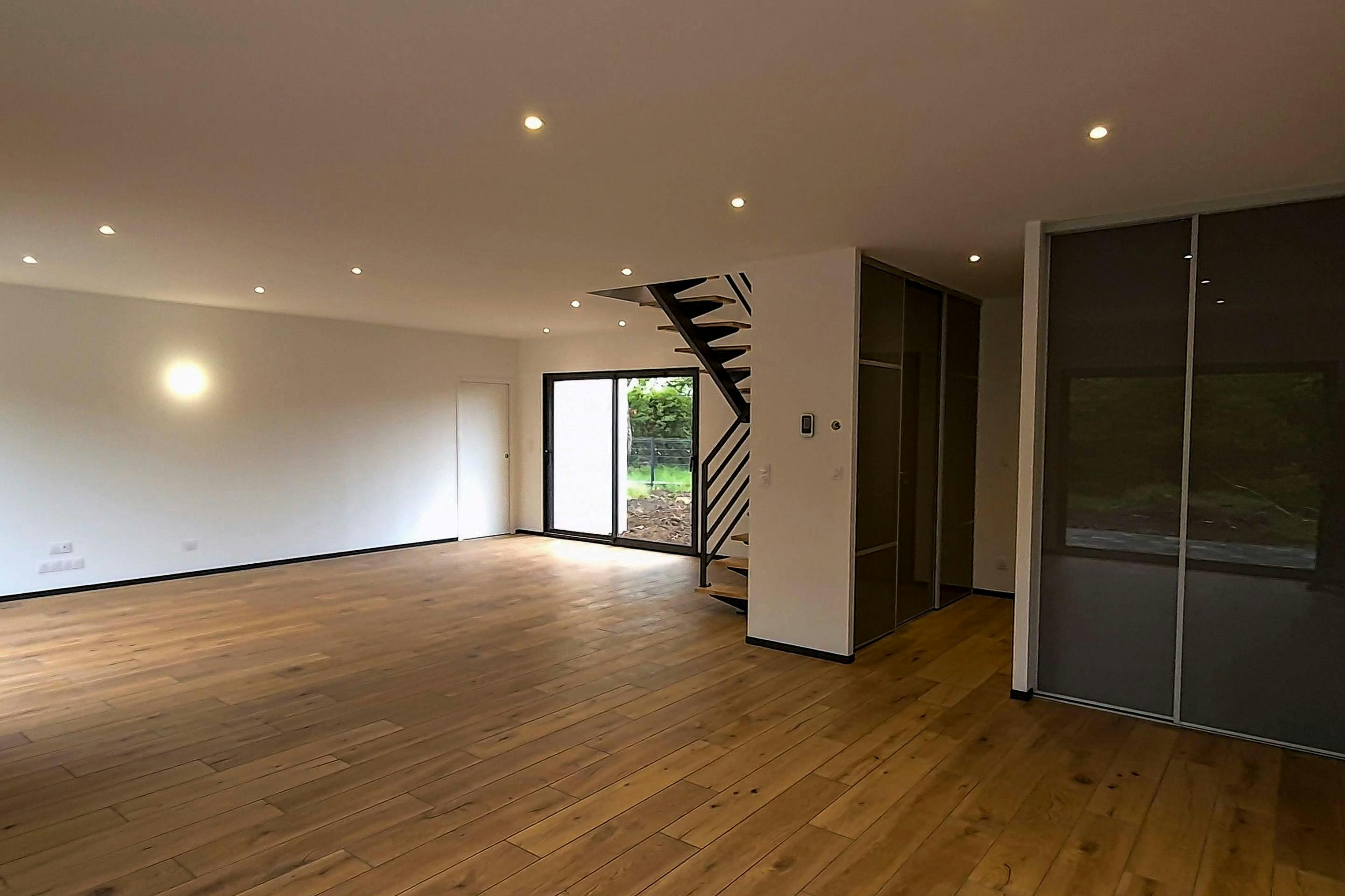 parquet, peinture et agencement pour villa de caractère