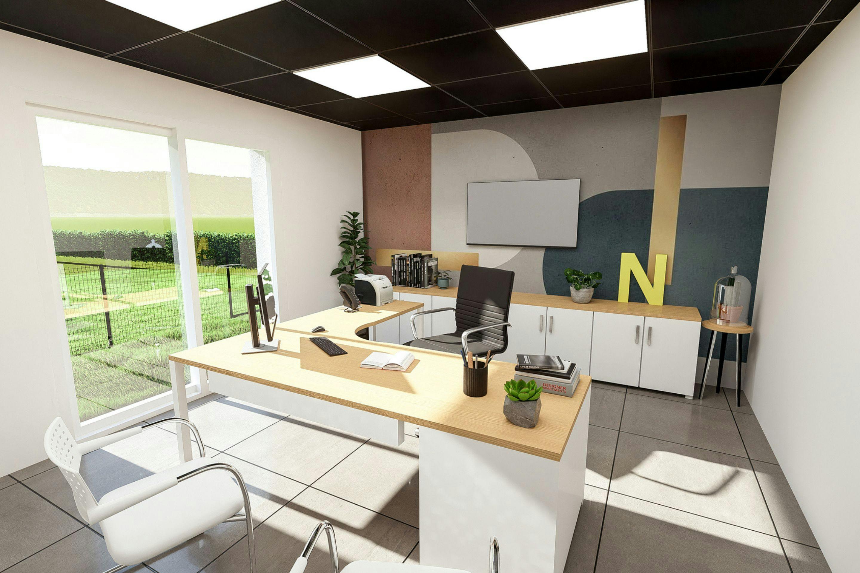 Bureau lumineux pour profession libérale