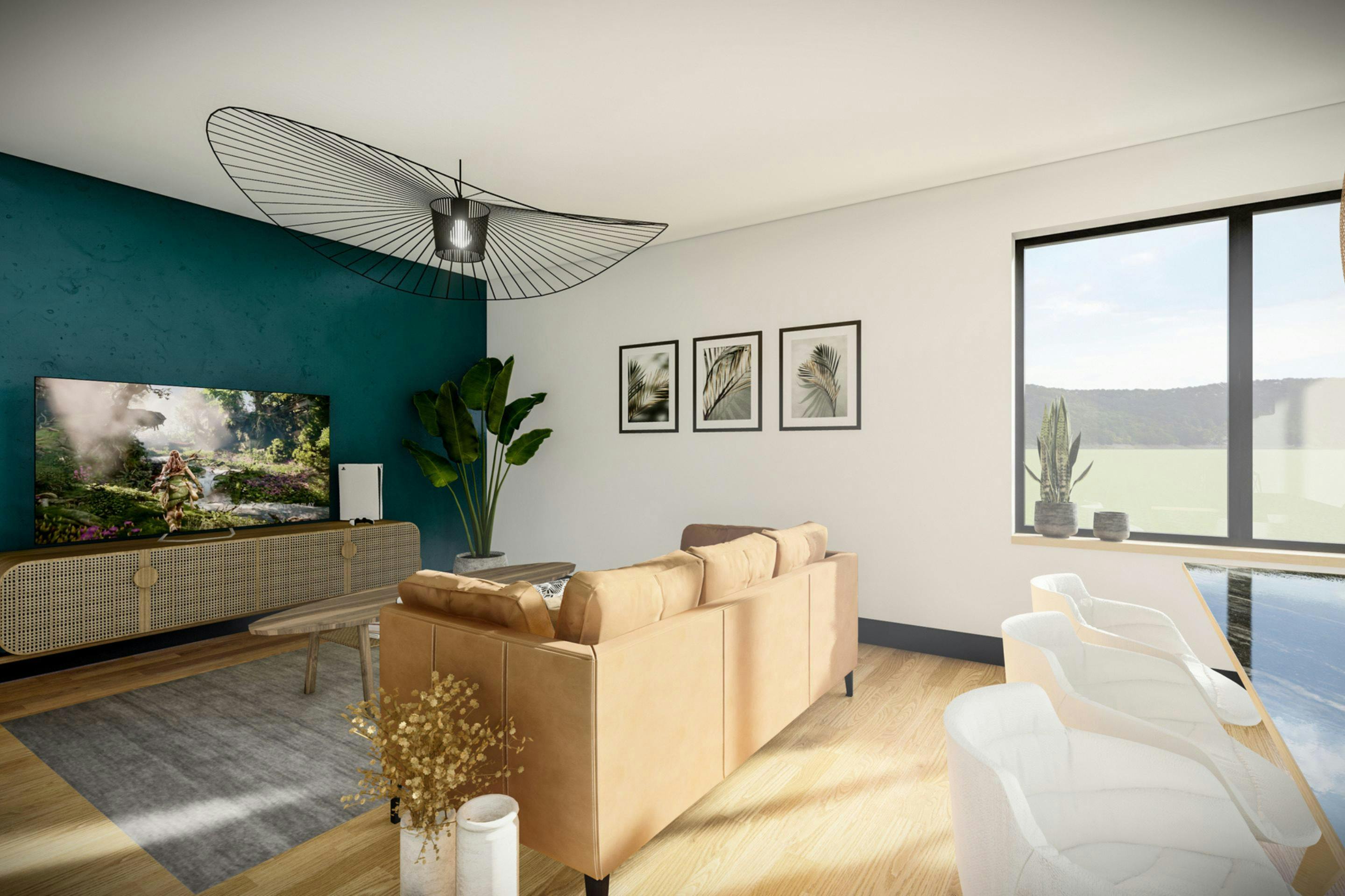 rénovation d'un séjour par Maitrise et Concept