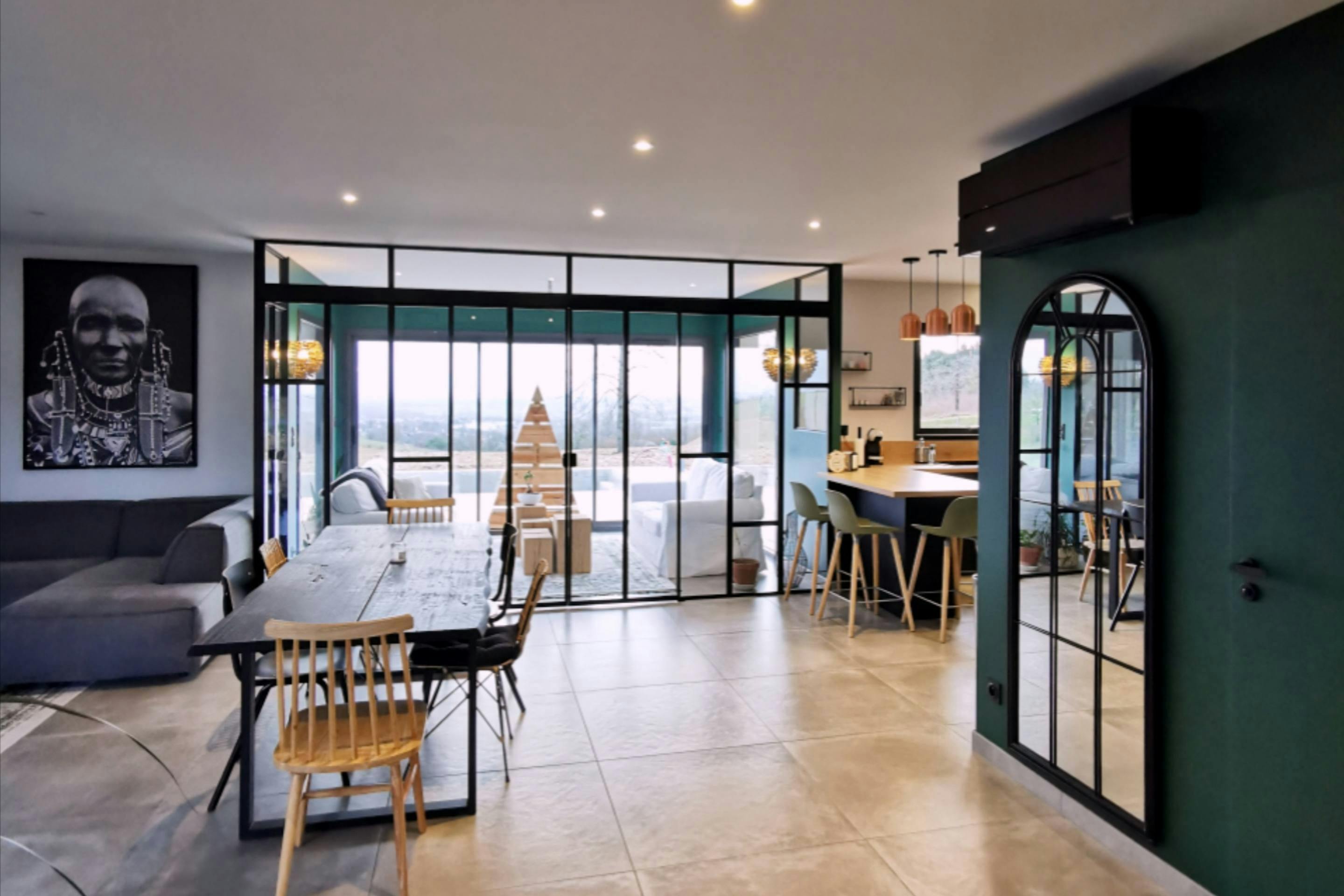 Aménagement intérieur salon et salon d'hiver