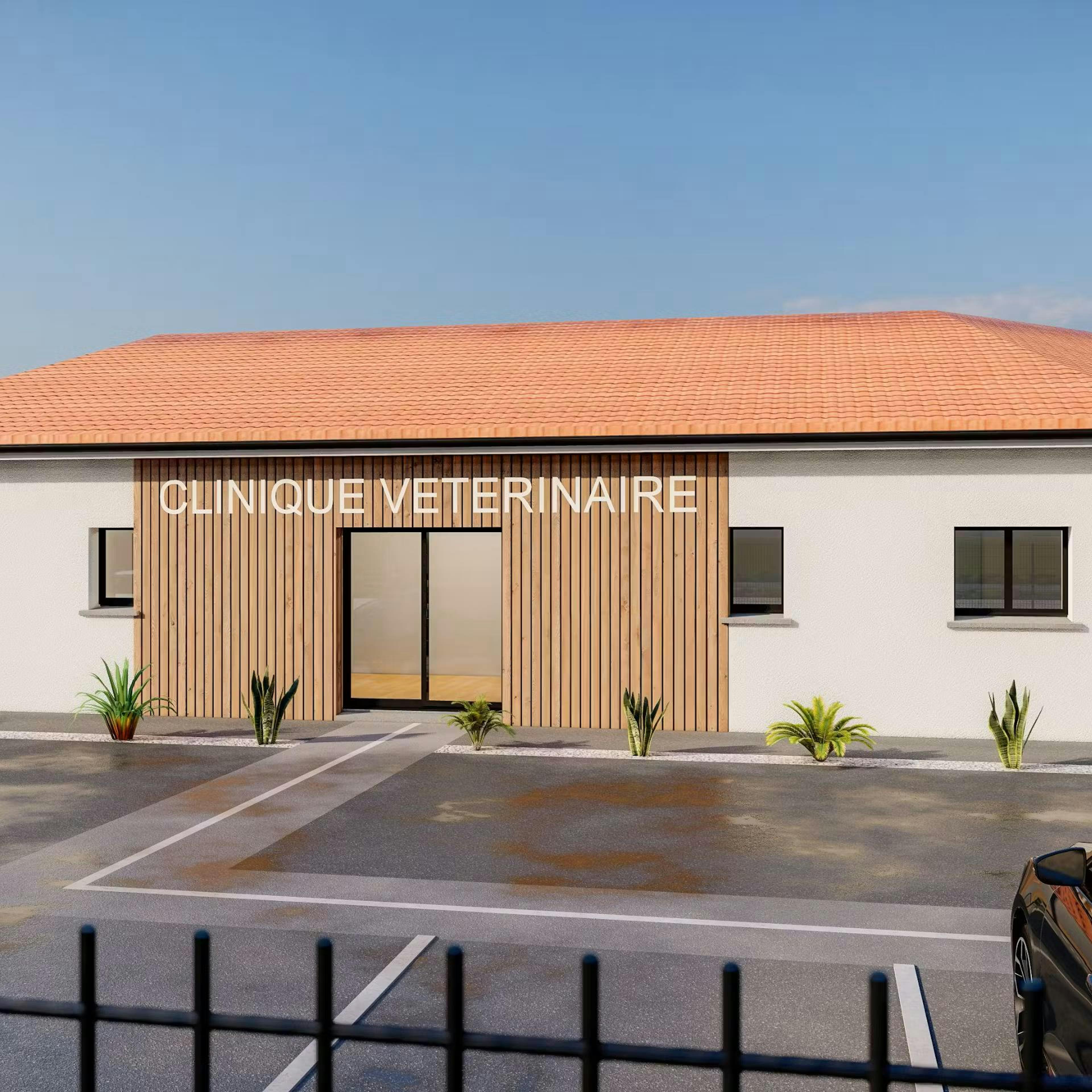 Construction d'une clinique vétérinaire avec aménagement complet