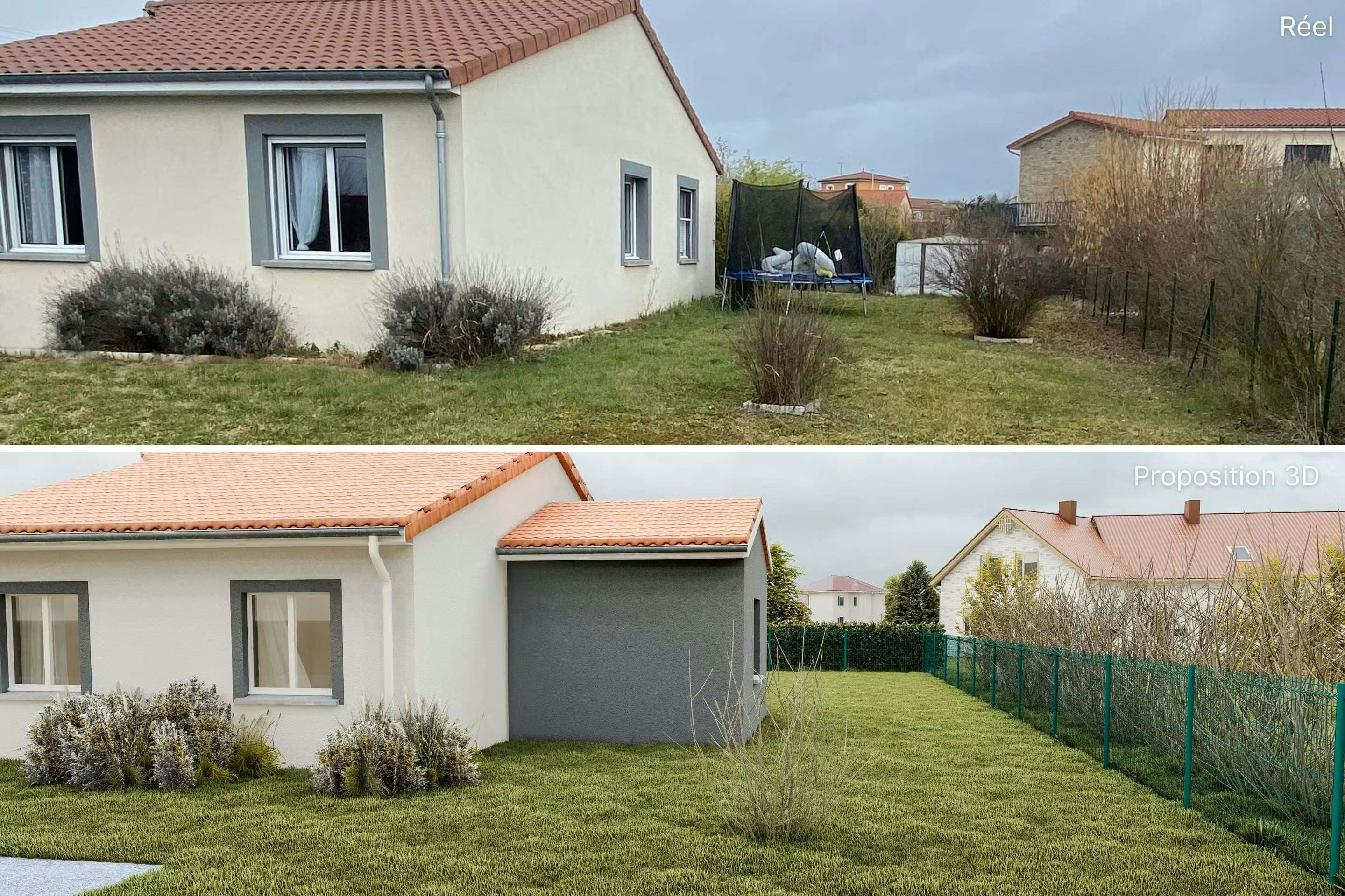 Extension d'une maison avec ajout d'une chambre