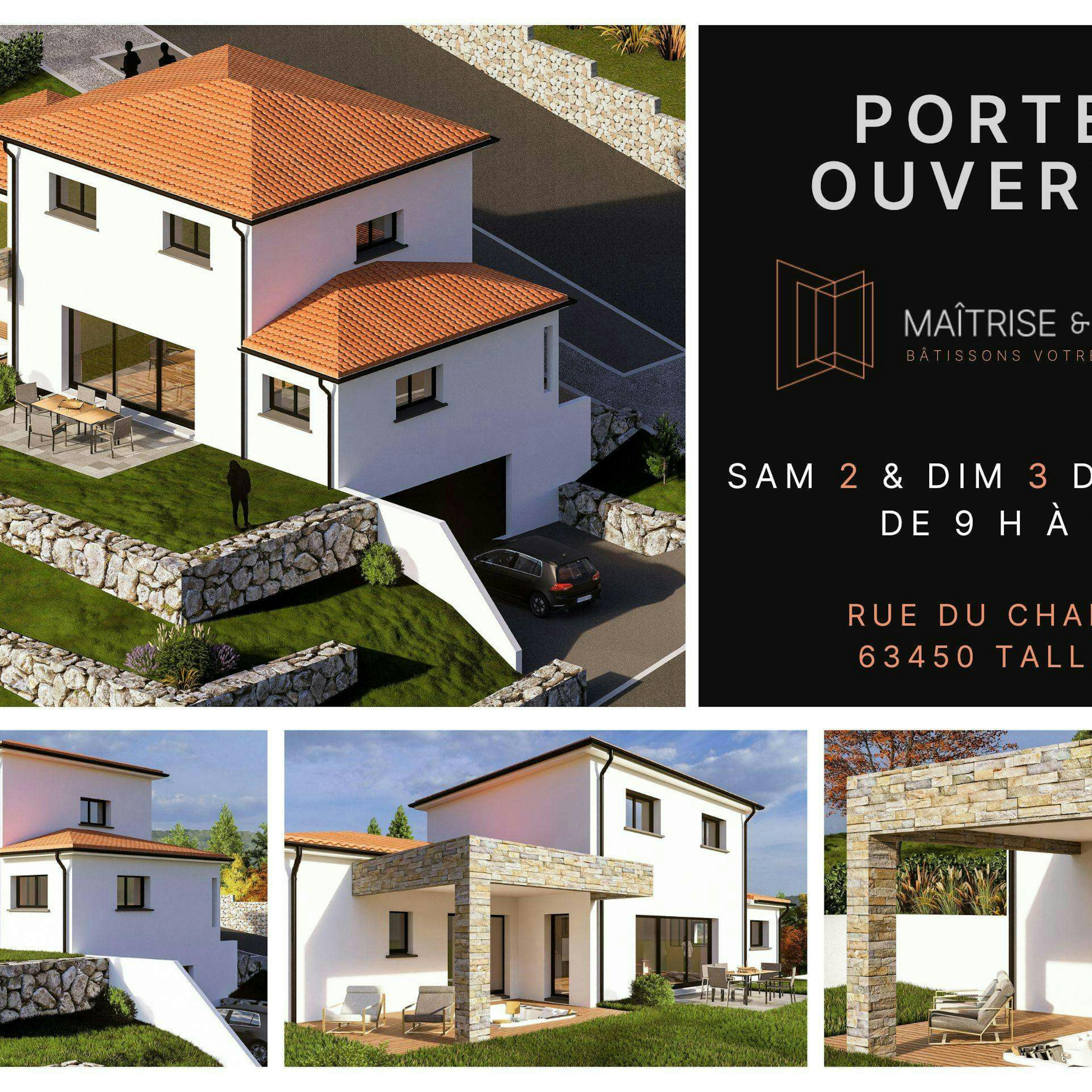 Flyer portes ouvertes Maitrise et concept à Tallende