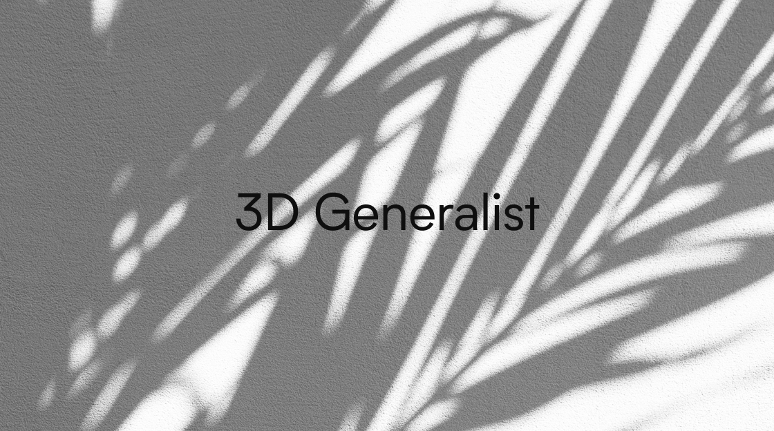 Hiring 3D Generalist At Makemepulse