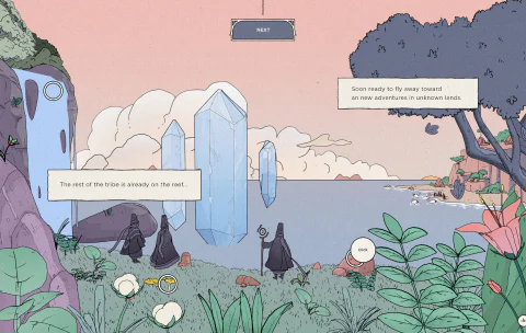 Extract of the project : magical landscape