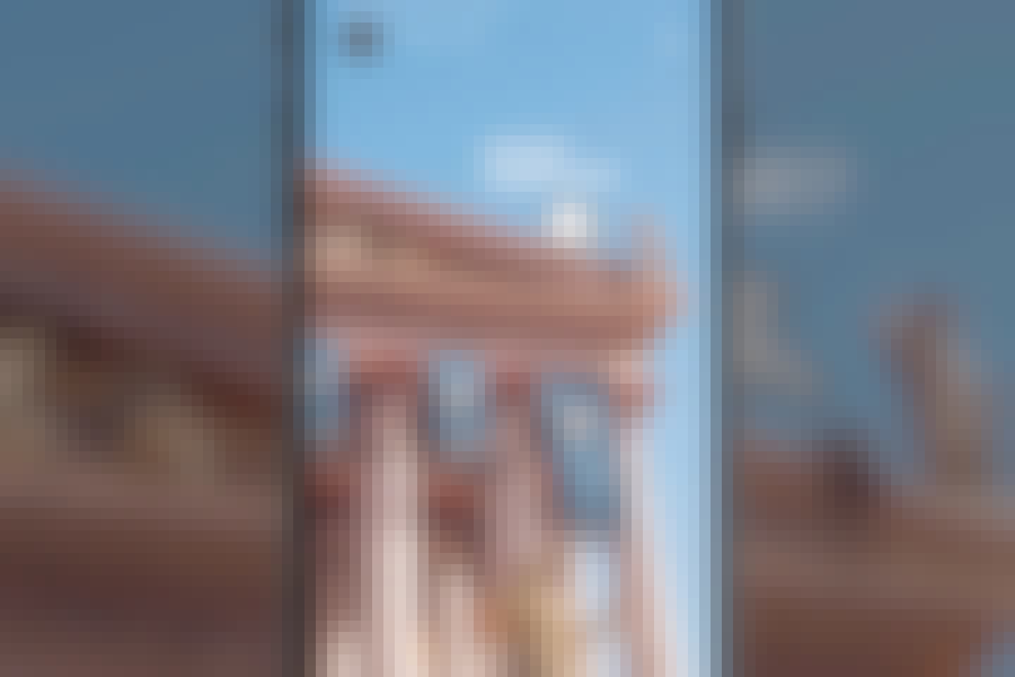 Snapchat story of a greek building
