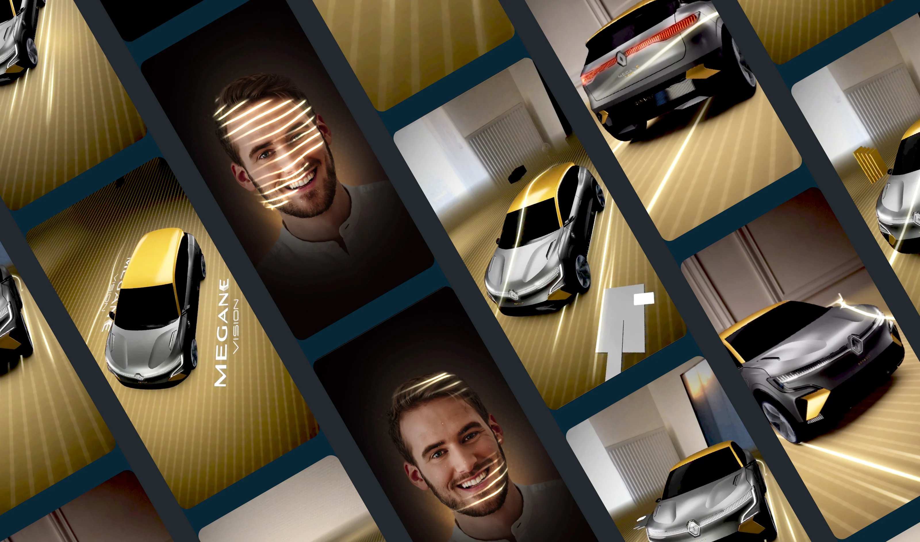 Mosaïc of extracts of the projet