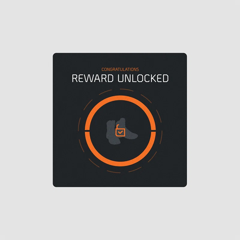 Gif of an interface detail : rewards