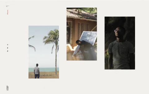 Extract of the wesbite : 3 pictures of a black man