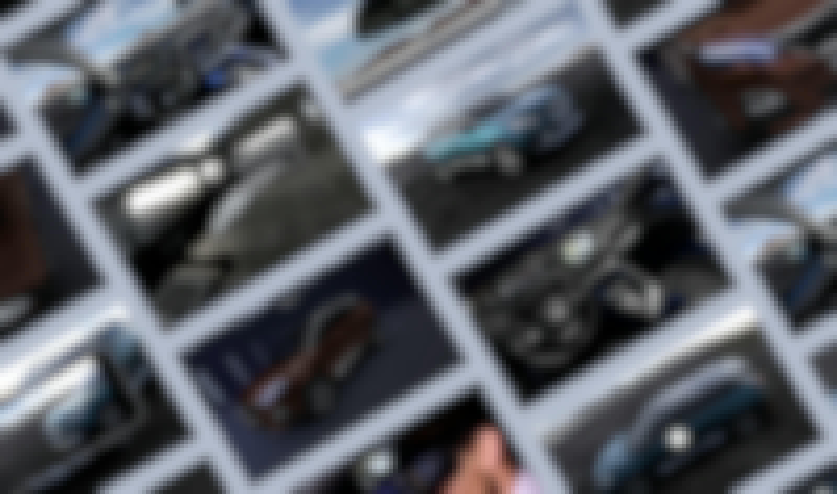 Mosaic of images of the project