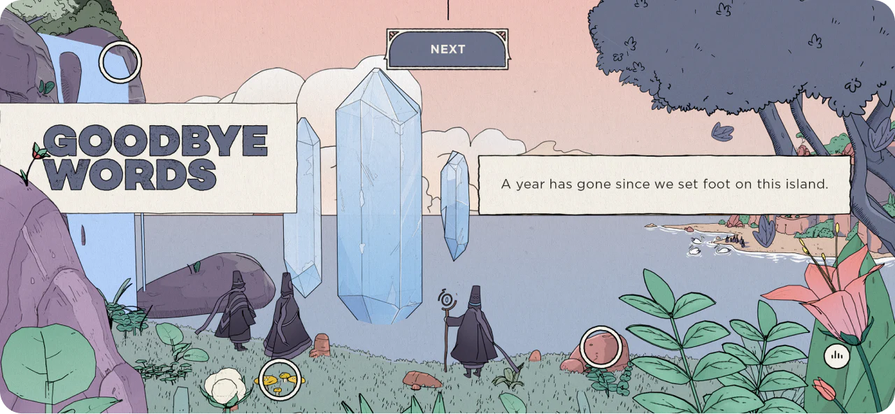 Extract of the project : goodbyes words