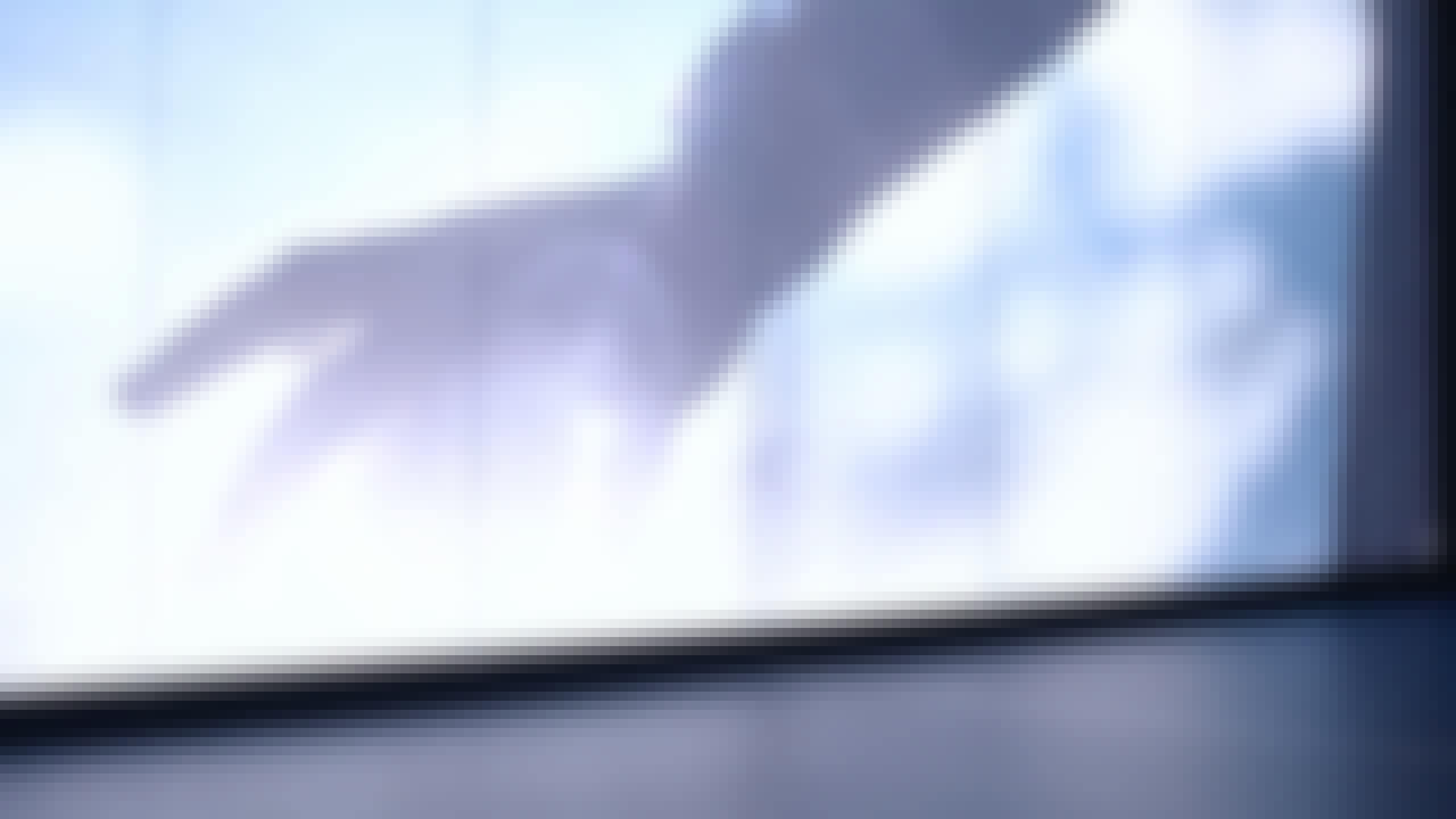 We saw a screen with an hand on it