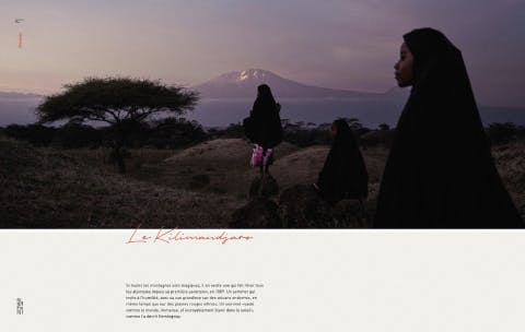 Extract of the website : Kilimandjaro page