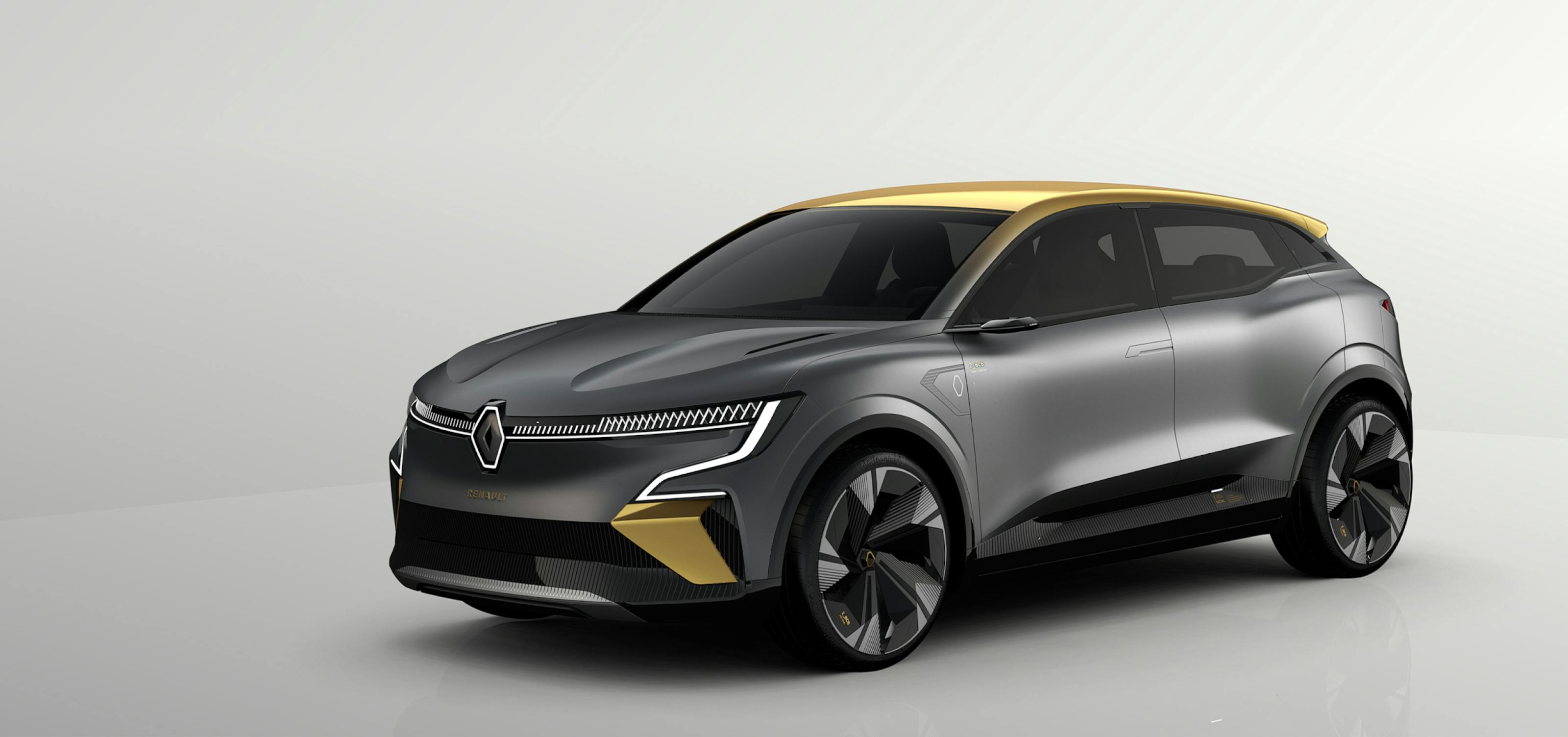 New Renault MEGANE eVISION electric concept car