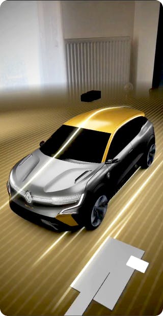 Renault MEGANE eVISION from the filter - max speed