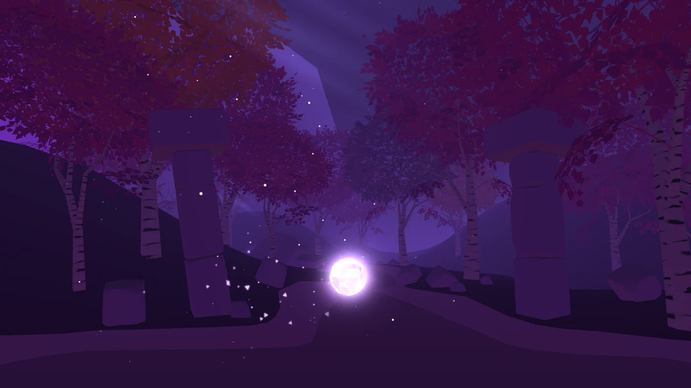 Bulb of light flotting in the air