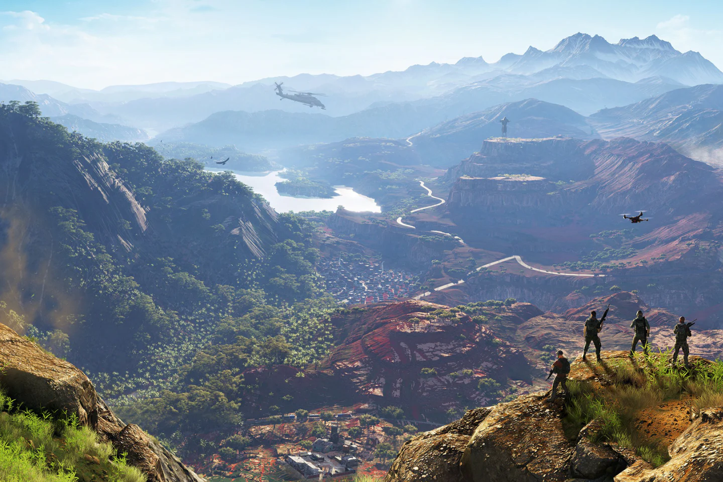 Extract of the game : mountains landscape