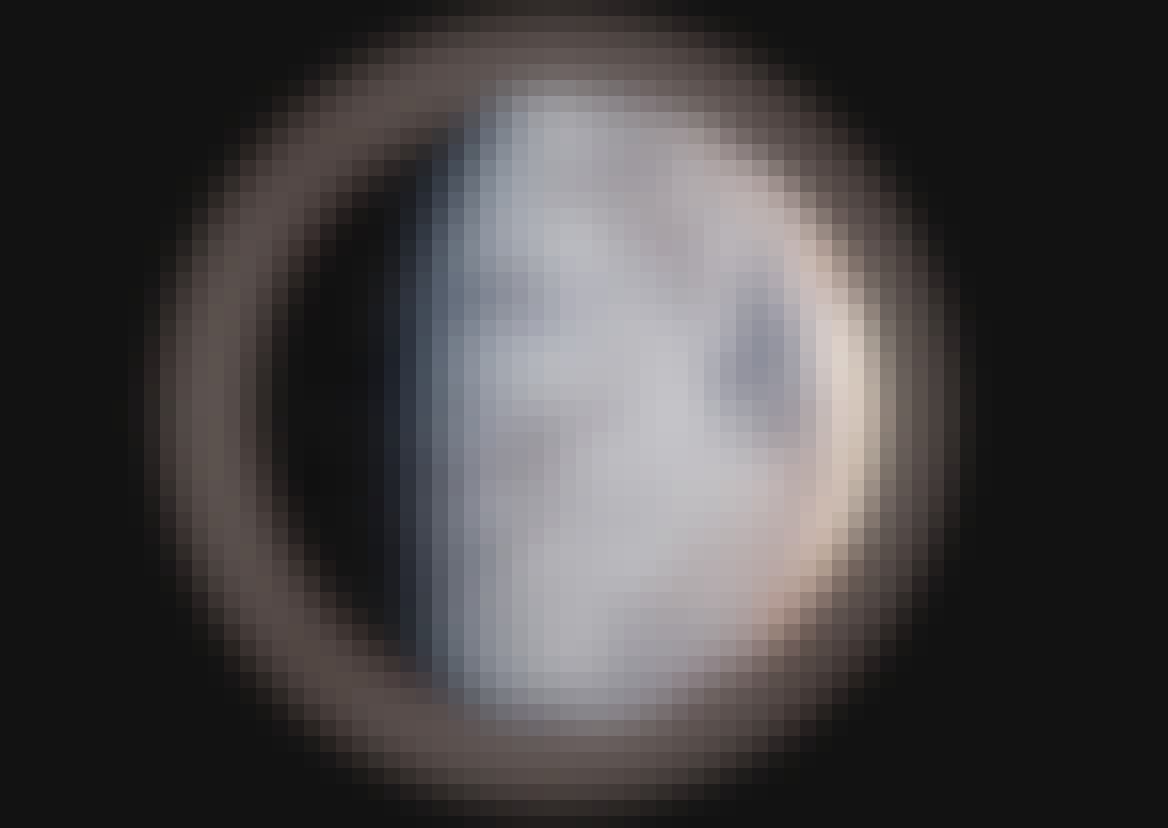 Modeling the halo of the moon.