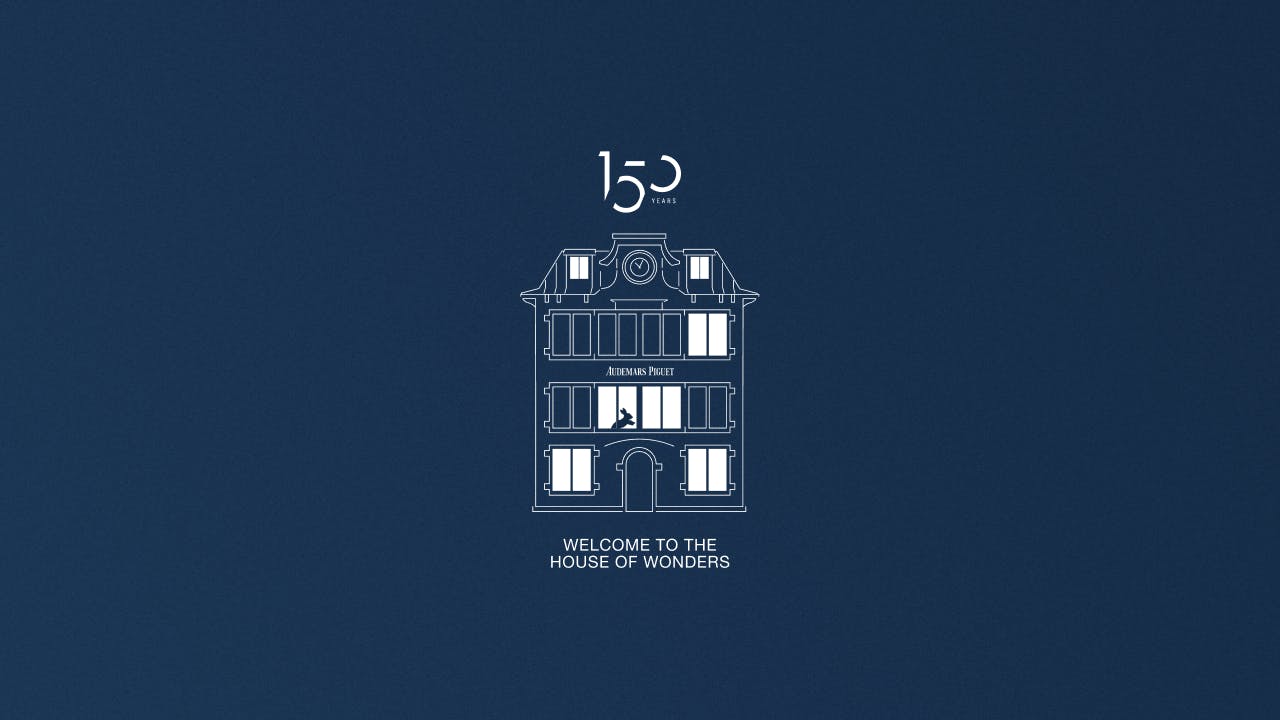 Illustration of the AP building with the 150 anniversary logo. Below the illustration : Welcome to the House of Wonders.