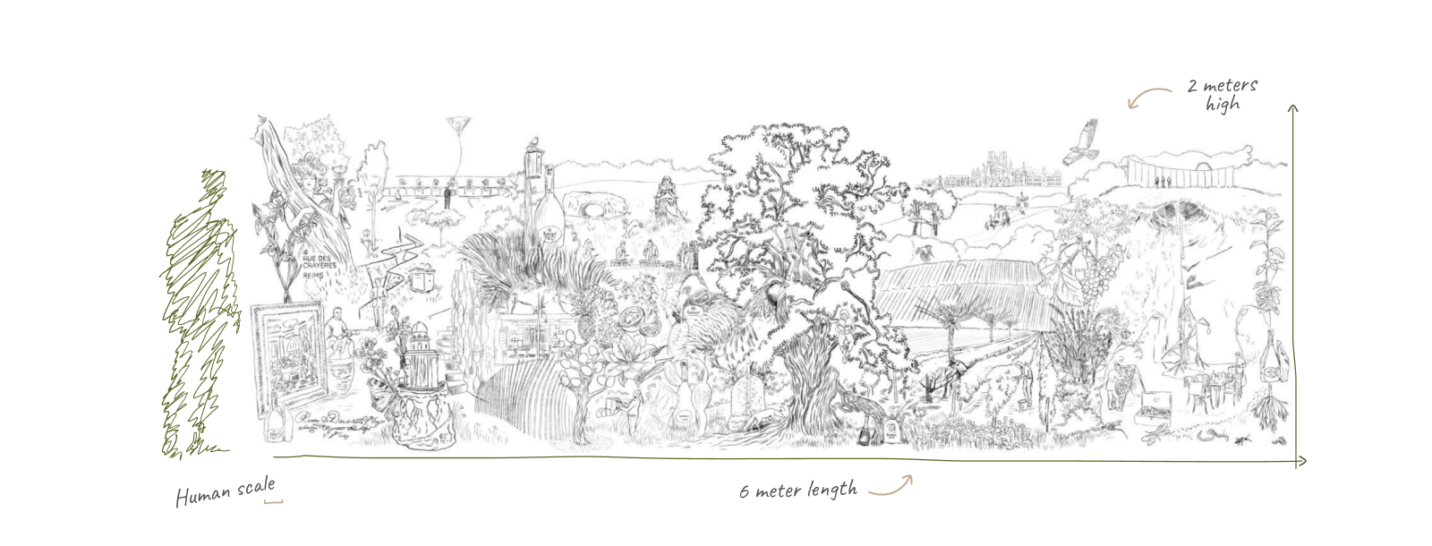 Ruinart - Digital fresco - Makemepulse