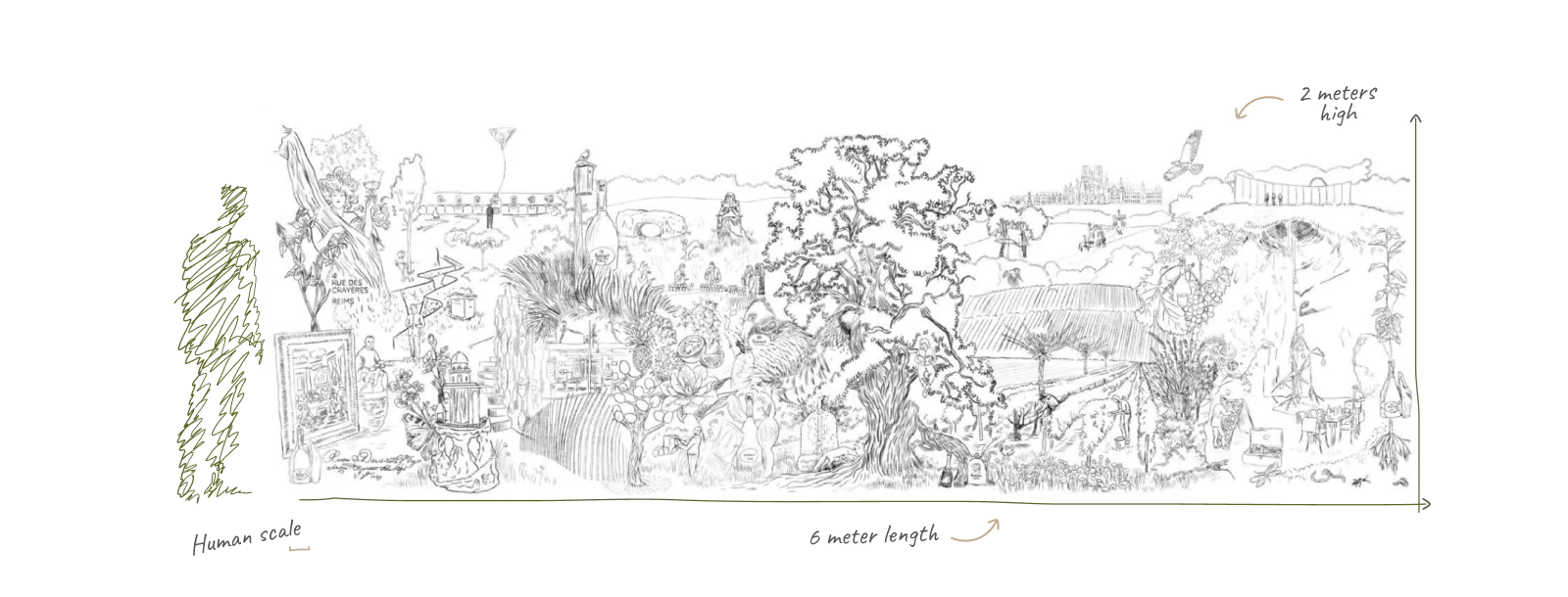 Ruinart - Digital fresco - Makemepulse