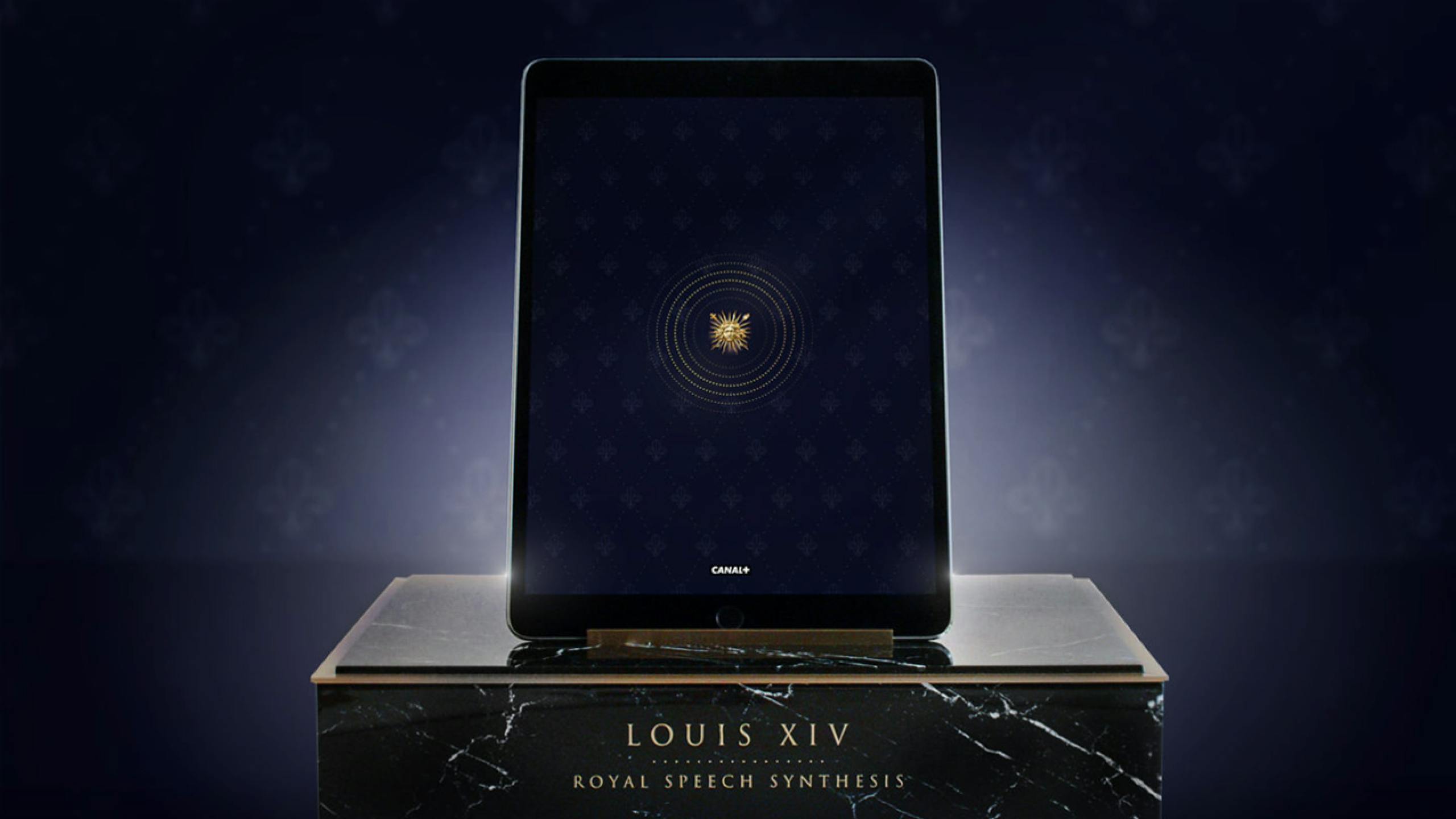 Tablet - Louis XIV - Royal speech