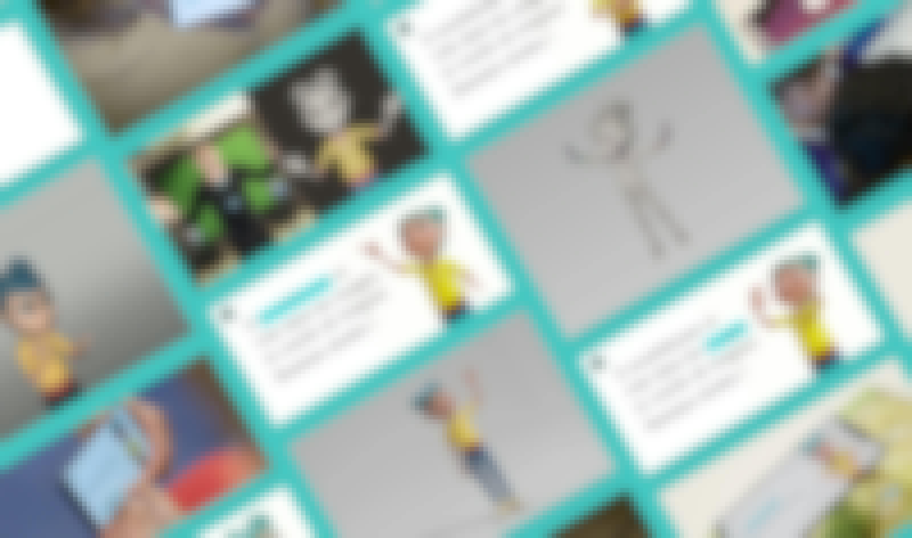 Mosaic of extracts of the project